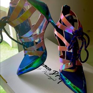Lemon Drop Heels (Multicolor Size 9)